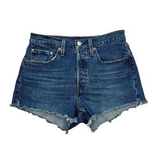 Levi's Women's Size 26 501 Medium Wash Jean Shorts